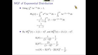 楊睿中【統計學 2021】Examples of Univariate Continuous Distribution  03 Exponential Distribution [upl. by Wolk]