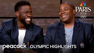 You Wont Believe How These Olympians Train  Olympic Highlights With Kevin Hart amp Kenan Thompson [upl. by Hsaka]