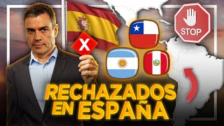 Las 5 CIUDADANÍAS LATINAS MÁS RECHAZADAS en ESPAÑA [upl. by Akeihsal]