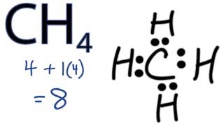 CH4 Lewis Structure  How to Draw the Dot Structure for CH4 Methane [upl. by Noslien]