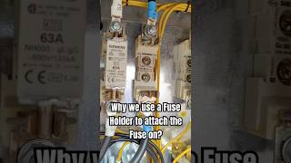 Why we use a Fuse Holder to attach the Fuse on electricity electricalengineering electrician [upl. by Aliakam]