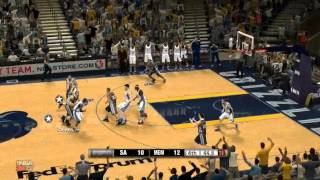 Memphis Grizzlies vs San Antonio Spurs 8993  Western Conference Finals  05212013  NBA 2k13 [upl. by Redlac]