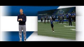 NFL Scouting Combine Defensive Backs Drills [upl. by Iaj]