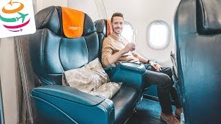 Die Aeroflot Business Class in der A320 nach Moskau  YourTravelTV [upl. by Asiulairam517]