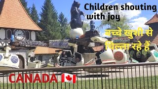 Fantastic ride Marineland Canada 🇨🇦 बच्चे खुशी से चिल्ला रहे हैं इस राइड पर [upl. by Dnivra]