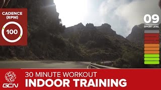 30 Minute Workout  Indoor Cycling Hill Climb Training [upl. by Ceporah]