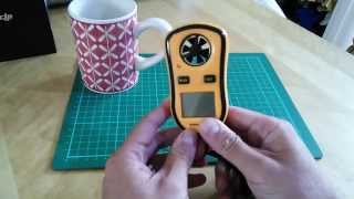 Product Review Anemometer  wind meter for use with your DJI Phantom or other quad [upl. by Newra960]