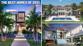 4 HOURS of LUXURY HOMES The Best Homes of 2021 part 2 [upl. by France206]