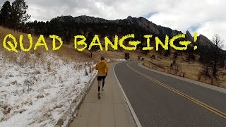 Sage Canaday 8x800m Hill Repeat Workout  from Boston Marathon Training cycle and downhill running [upl. by Dihaz]