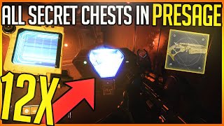 How To Get ALL 12 Secret LOOT Chests in Presage Tucked Away Triumph Guide 112  Destiny 2 [upl. by Hniht777]