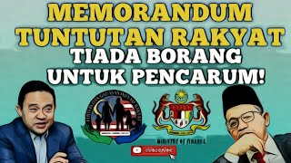 TERKINI  MEMORANDUM RAKYAT HARAP BAWA SINAR DAN TIADA BORANG [upl. by Safir779]