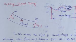 Hydrologic channel routing  Muskingum method of flood routing [upl. by Ellemrac]