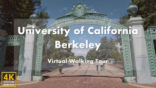 University of California Berkeley Part 1  Virtual Walking Tour 4k 60fps [upl. by Ehcropal339]