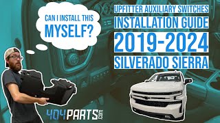 20192024 GM Silverado Sierra Upfitter Auxiliary Switches Installation [upl. by Hamid436]