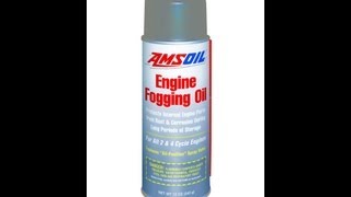 AMSOIL FOG Engine Fogging Oil [upl. by Ilrahc]