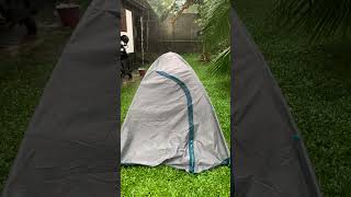 Quechua Camping tent heavy rain test  Review  Decathlon  2021 [upl. by Edythe816]