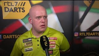 Van Gerwen Met alle respect hij kan er niet zoveel van  RTL 7 DARTS WK 2018 [upl. by Gui]