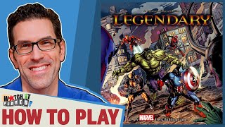 Legendary Marvel Deck Builder  How To Play [upl. by Adimra]