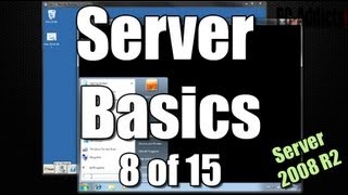 Server Basics 8  Logon Scripts  Map Network Drive [upl. by Ayotal600]