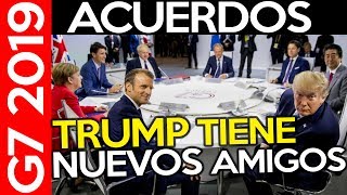 RESUMEN DE LA CUMBRE DEL G7 2019 TRUMP Y JOHNSON ACUERDO EEUU Y JAPÓN ACUERDO NUCLEAR Y MERCOSUR [upl. by Dielle]