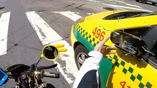 Stupid Crazy amp Angry People Vs Bikers  Bad Drivers Caught On Go Pro Ep126 [upl. by Ekle]