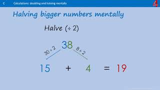 How to halve numbers quickly [upl. by Jolanta]