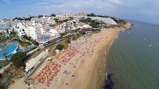 Oura Beach flight Albufeira  Algarve [upl. by Niret]