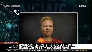 COVID19  Allocation of Special COVID19 social relief grants Lindiwe Zulu [upl. by Fleta]