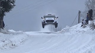 Otepää Talveralli 2023 Pre Rally Test Day Tänak amp Serderidis in action [upl. by Weslee994]