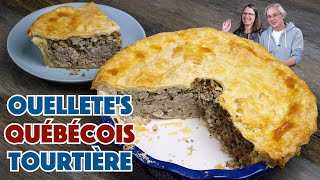 Québécois Tourtière  Mémère Ouellettes Recipe  Christmas Meat Pie Recipe [upl. by Winsor95]