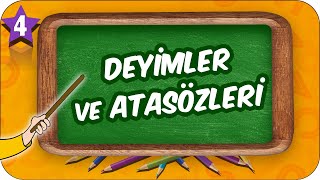 4 Sınıf Türkçe Deyimler ve Atasözleri 2022 [upl. by Gizela953]