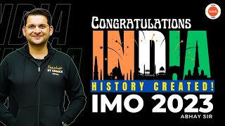 Congratulations India  History Created  IMO 2023 Result  Abhay Sir  VOS [upl. by Yeltneb943]