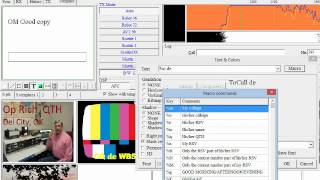 MMSSTV INSERTING TEXT TEMPLATE [upl. by Smalley]