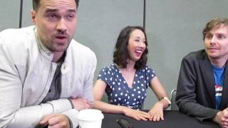 Brett Dalton Maurissa Tancharoen amp Jed Whedon for Agents of SHIELD at Wondercon 2017 [upl. by Akina66]