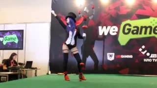 WEGAME 20 2016 League of Legends  Prestigious LeBlanc  Cosplay Defile [upl. by Ydnem806]