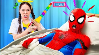 Chief Soyay Gets Trouble when Gives Medical Treatment to SpiderMan Sneaking into Superhero Hospital [upl. by Burney]