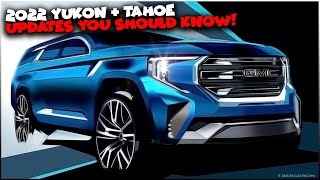 2022 Yukon amp 2022 Tahoe Updates  Next Gen Yukon Revealed [upl. by Narhet]