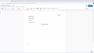 How to format an MLA Header and Paper [upl. by Heger]