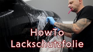 Wieso Lackschutzfolie am Auto anbringen HowTo Steinschlagschutzfolie verkleben [upl. by Enawtna]