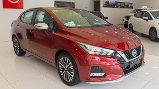 2022 Nissan Almera VL NSport 10 Turbo  Red Color  Exterior and Interior [upl. by Anjela]