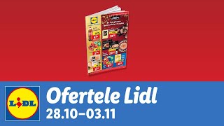 Ofertele saptamanii la Lidl • 28 Octombrie  3 Noiembrie 2024 [upl. by Melony]