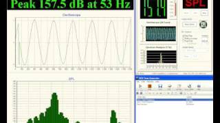 SPLLAB Software USB BASS METER VS TERMLAB 3080Hz [upl. by Yahsed]