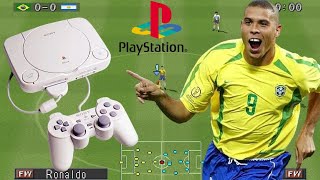 Winning Eleven 2002 PS1 Traduzido [upl. by Arber663]