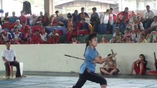 STCAA Arnis quotAnyo Double Baston Competitionquot Featuring Dharlene Lualhati of Laguna [upl. by Hgielyak83]