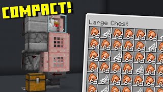 COMPACT Automatic Chicken Farm in Minecraft Bedrock 120 Tutorial [upl. by Liss365]