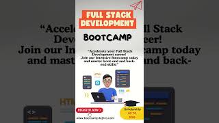 Full Stack development Bootcamp FullStackDevelopment WebDevelopment JavaScript NodeJS HTML CSS [upl. by Jb]