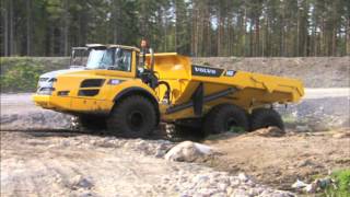 Volvo Articulating Hauler Operators Video  Know Your Hauler ART A25FA40FS [upl. by Releyks102]