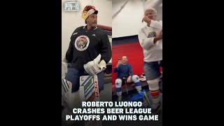 Roberto Luongo Fills in for Beer League Team [upl. by Ries115]