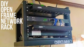 Home Network Upgrade  DIY Open Frame Rack [upl. by Etoile]