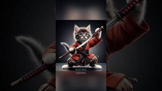 Karate Cats 😻 cat catlover kitten storycat aicat kucing [upl. by Nnitsuj]